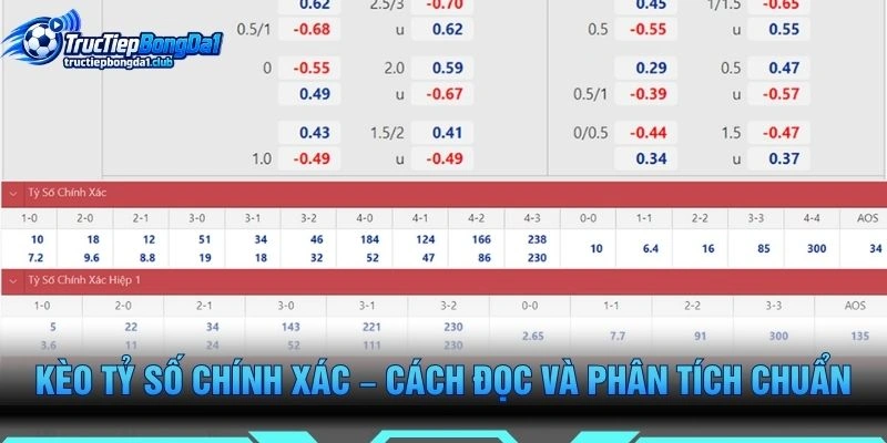 Kèo Tỷ Số Chính Xác – Cách Đọc Và Phân Tích Chuẩn